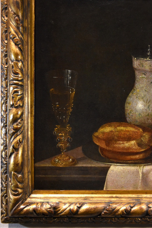 Still Life With A Crystal Goblet, Hubert Van Ravesteyn (dordrecht 1638-1683) Workshop/circle