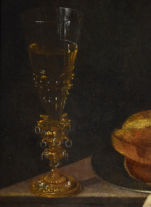 Still Life With A Crystal Goblet, Hubert Van Ravesteyn (dordrecht 1638-1683) Workshop/circle