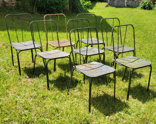 Set de 8 chaises de Jardin du Luxembourg