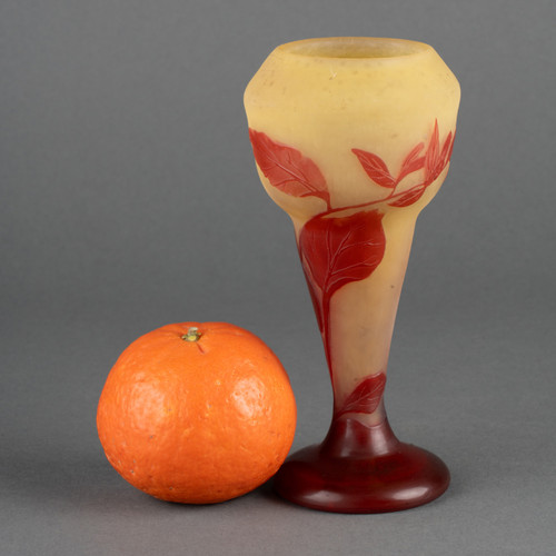 Small Gallé Vase, Late 19th / Early 20th Century