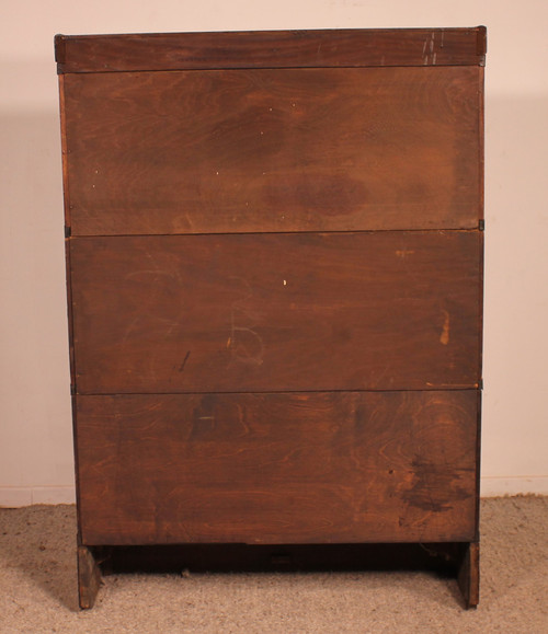 Globe Wernicke Bookcase In Mahogany Of 3 Elements