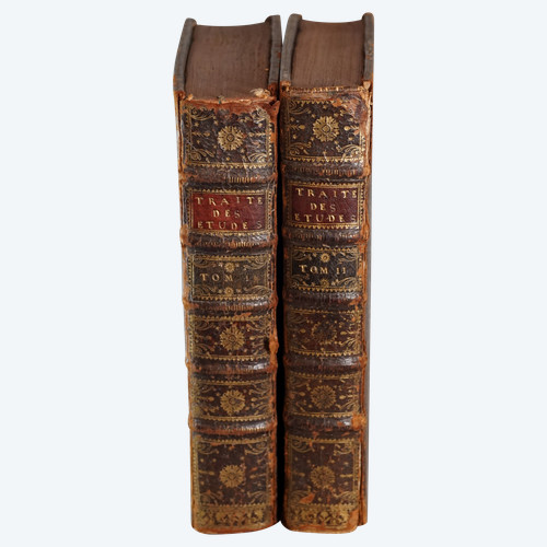 TRAITÉ DES ÉTUDES, 2 volumes, M. ROLLIN, 1740