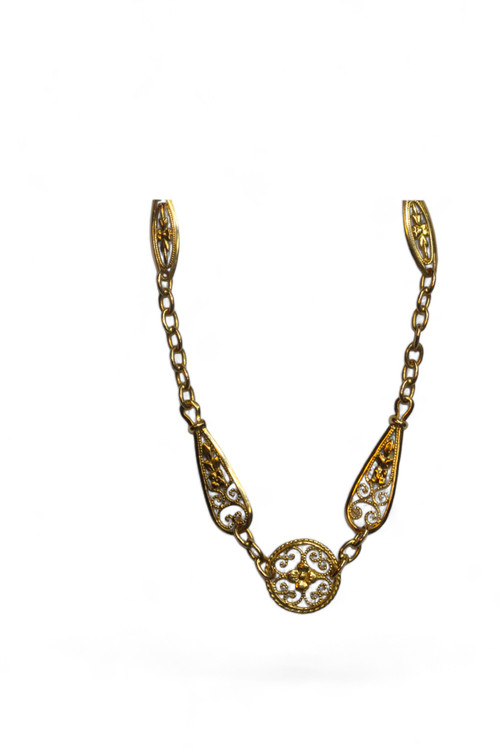 Collana Art-Nouveau in oro