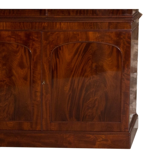  English mahogany bookcase M Willson Early 19th century