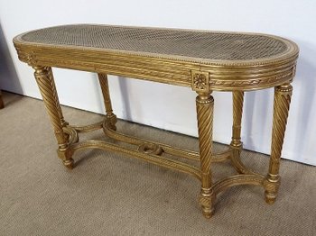  Banc de piano, goût Louis XVI, époque Napoléon III – 2ème partie du XIXe 