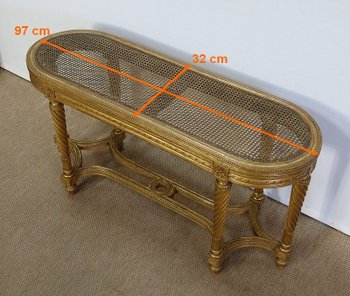  Banc de piano, goût Louis XVI, époque Napoléon III – 2ème partie du XIXe 