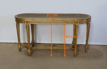  Banc de piano, goût Louis XVI, époque Napoléon III – 2ème partie du XIXe 