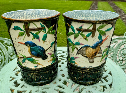 Pair of Art Nouveau vases