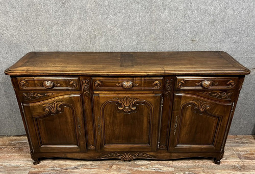 Louis XV style Provencal walnut enfilade 20th century period