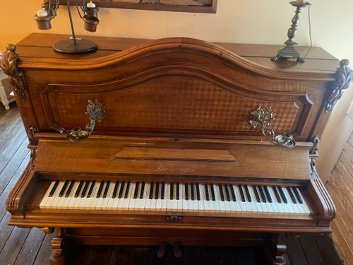 Piano Sponnagel Circa 1900 With Its Seat