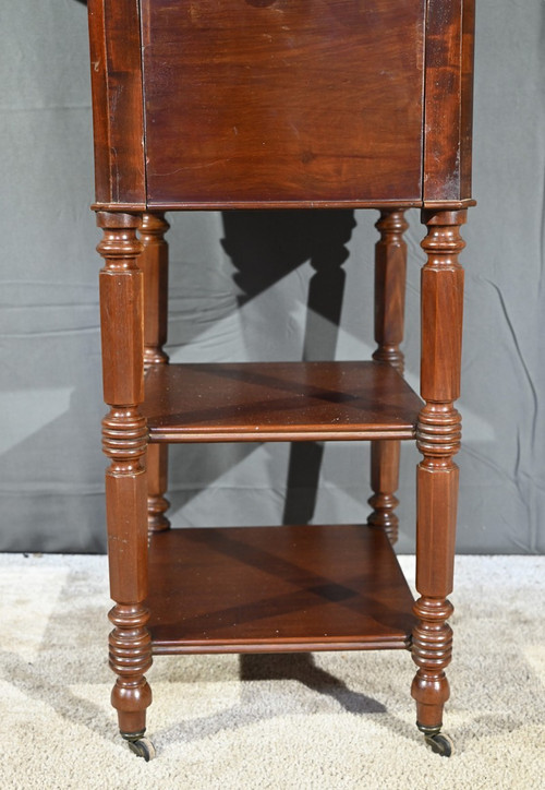 Small Mahogany Table with Shutters, Maison Lemarchand, A. Lemoine - Mid 19th century