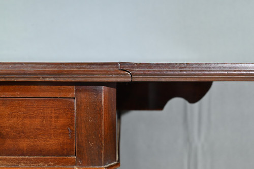 Small Mahogany Table with Shutters, Maison Lemarchand, A. Lemoine - Mid 19th century