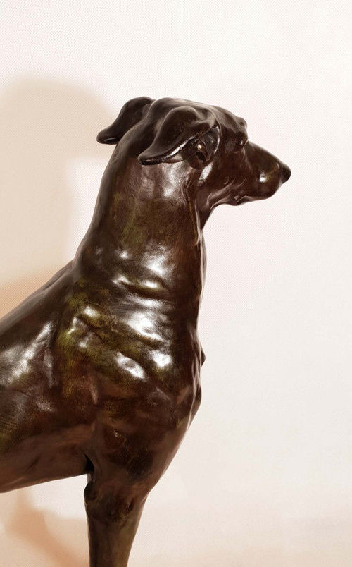 Art Deco Greyhound By Jules Edmond Masson For Max Le Verrier