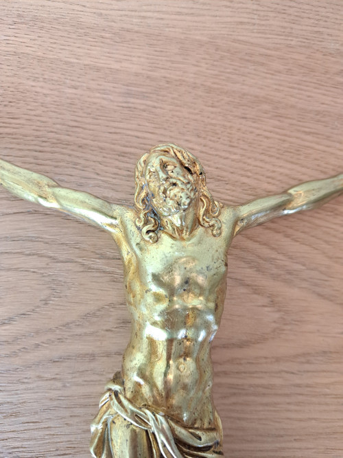 Christ , Gilded bronze , France , 18th century.