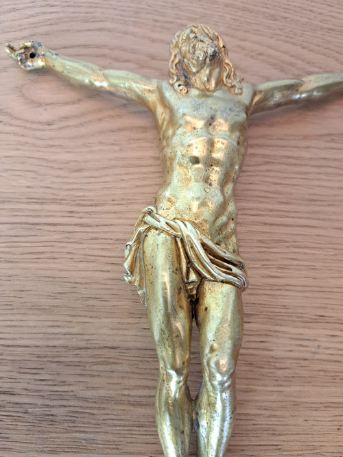 Christ , Gilded bronze , France , 18th century.