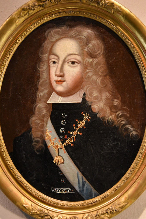 Pierre Gobert (Fontainebleau 1662 - Paris 1744), Philipp V. König von Spanien Und Louise Von Savoyen