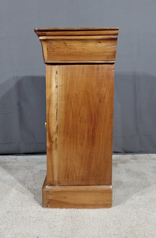 Louis-Philippe bedside table in solid cherrywood - Late 19th century