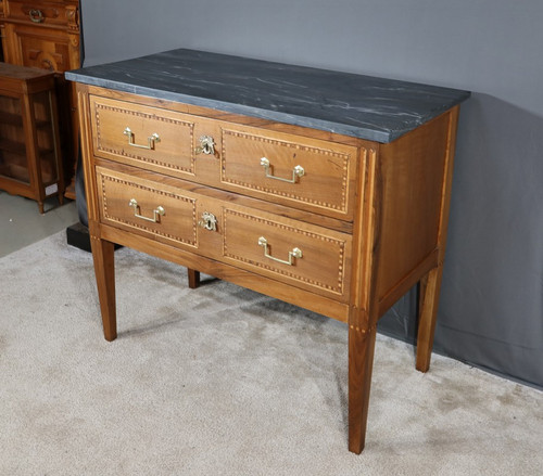 Small Regional Chest of Drawers in Walnut, Louis XVI style - Early 19th century