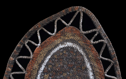 Yam mask, tribal art, Oceanian art, basketry, Papua New Guinea, Oceanian art