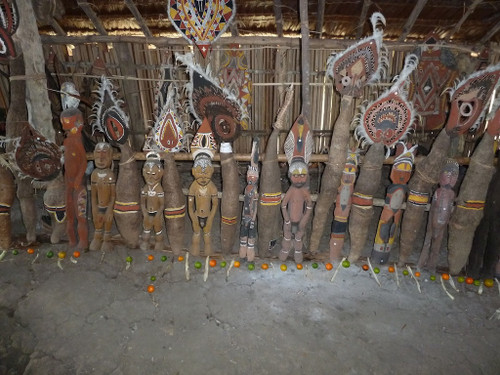 Yam mask, tribal art, Oceanian art, basketry, Papua New Guinea, Oceanian art