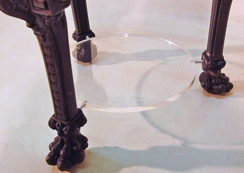 Table Design à Piétement Sculpté XIXe