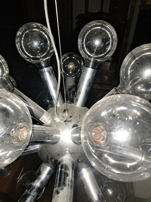 Lampadario a sospensione vintage “Sputnik” a 24 luci