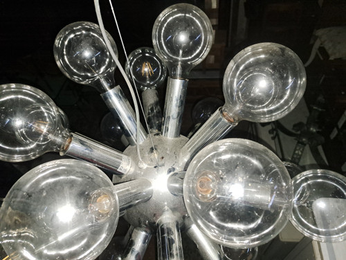 Lampadario a sospensione vintage “Sputnik” a 24 luci