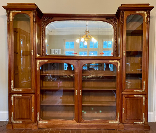 Vitrine Bibliothèque Art Nouveau