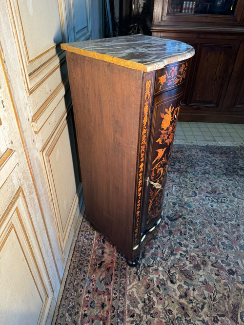 19th century marquetry corner, Napoleon 3 period