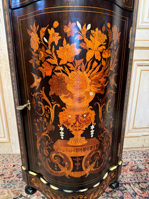 19th century marquetry corner, Napoleon 3 period