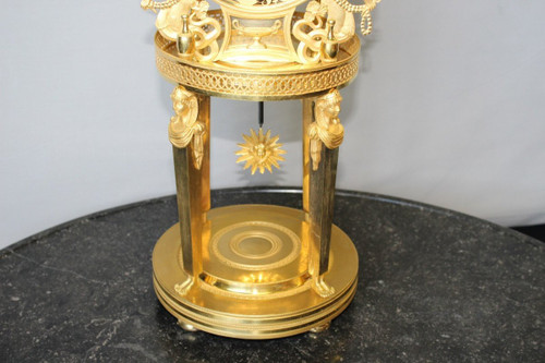 Important Caryatid Clock from the Empire Period