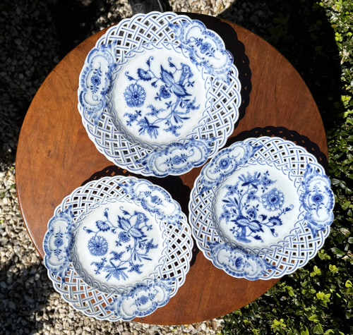 5 Meissen plates