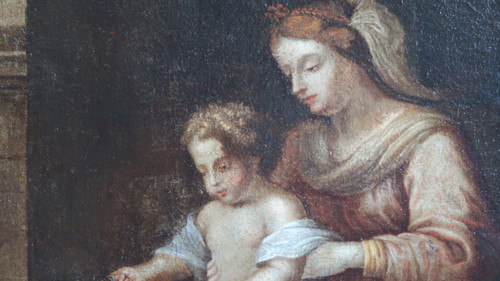 la sainte famille école italienne ou française 