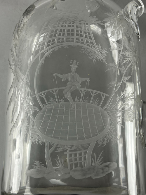 Engraved port carafe