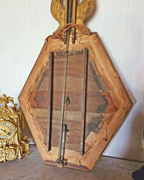 Barometer Golden Thermometer Empire period according to Torricelli