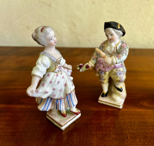 Saxony porcelain statuettes