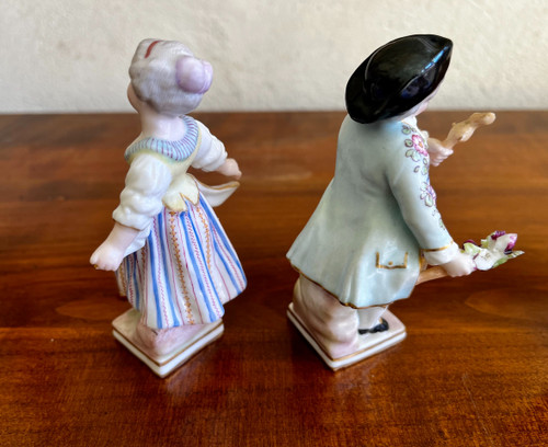 Saxony porcelain statuettes