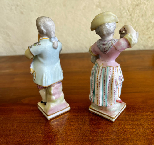 Saxony porcelain statuettes