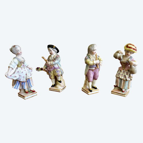 Saxony porcelain statuettes