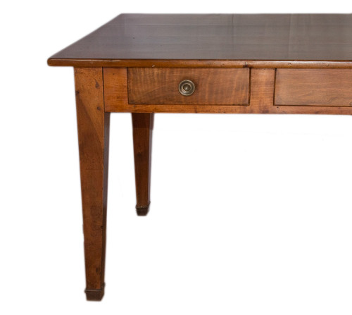 Farm Table In Walnut Directoire Period 