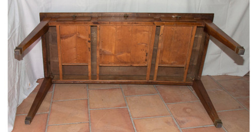 Farm Table In Walnut Directoire Period 