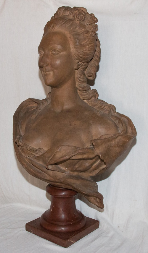 Marie Antoinette Terracotta Bust B Feinberg Late 19th Century