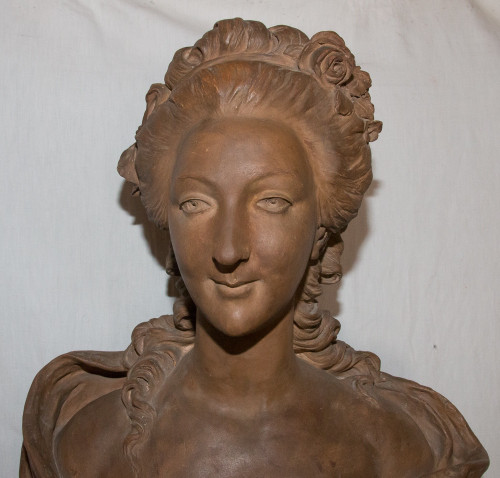 Marie Antoinette Terracotta Bust B Feinberg Late 19th Century