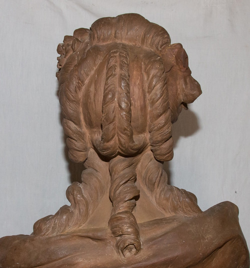 Marie Antoinette Terracotta Bust B Feinberg Late 19th Century