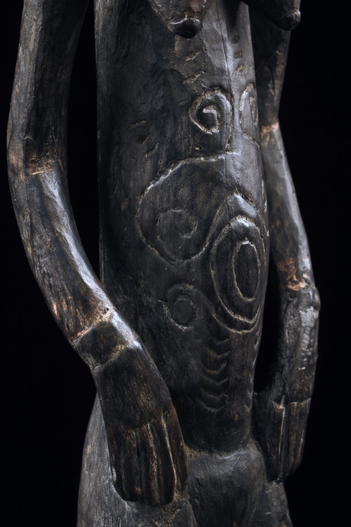 Figura di culto di Nogwi, scultura, arte tribale, Papua Nuova Guinea, arte oceaniana, statua