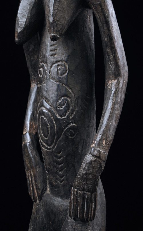 Figura di culto di Nogwi, scultura, arte tribale, Papua Nuova Guinea, arte oceaniana, statua