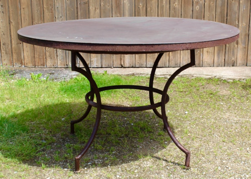 Garden Table Wrought Iron Base