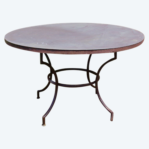 Garden Table Wrought Iron Base