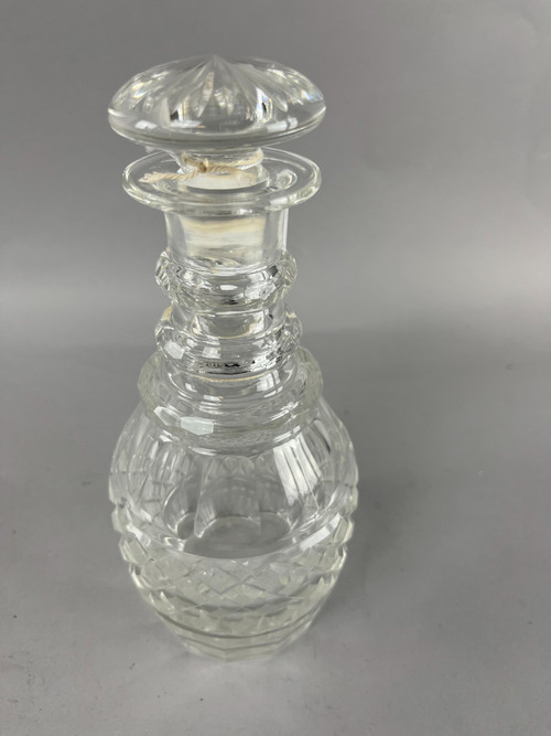 Small cut crystal carafe