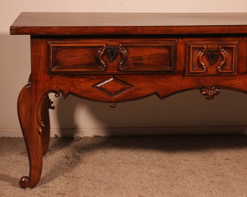 Louis XV Period Console With Three Drawers - Spain - 18th Century